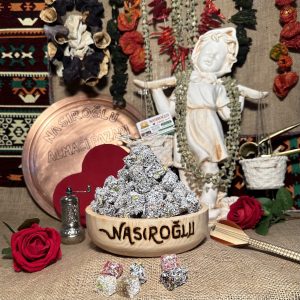 Çifte Kavrulmuş Kahveli Fıstıklı Lokum 500 g